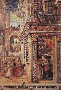 Carlo Crivelli Annunciation with St. Emidius oil painting artist